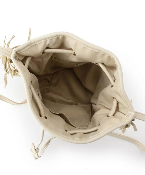 ODETTE E ODILE（オデットエオディール）の「カシェリエ/Cachellie フリンジショルダー（ショルダーバッグ・レディース・ブラック/ベージュ/ブラウン/オリーブ・フリー）」の9枚目の写真