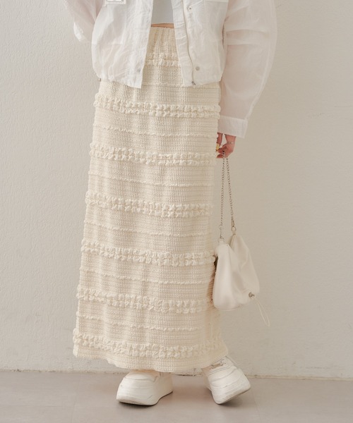 Chico(チコ)の「【3way】レースマルチWAYカットスカート(スカート・レディース・ブルー/アイボリー/ブラック/ホワイト・FREE)」の3枚目の写真