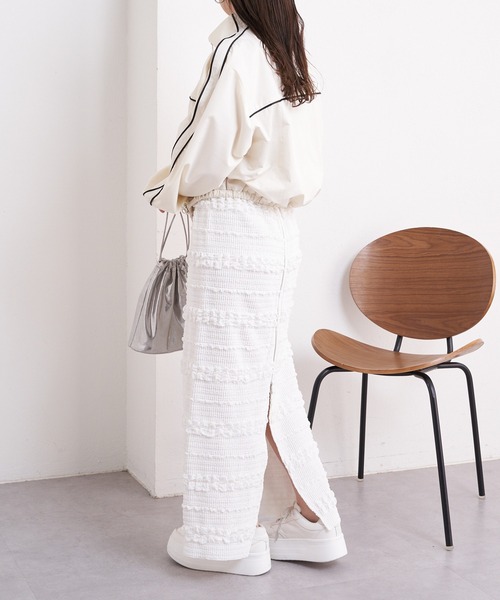 Chico(チコ)の「【3way】レースマルチWAYカットスカート(スカート・レディース・ブルー/アイボリー/ブラック/ホワイト・FREE)」の7枚目の写真