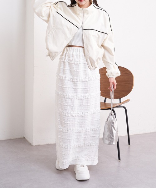 Chico(チコ)の「【3way】レースマルチWAYカットスカート(スカート・レディース・ブルー/アイボリー/ブラック/ホワイト・FREE)」の10枚目の写真