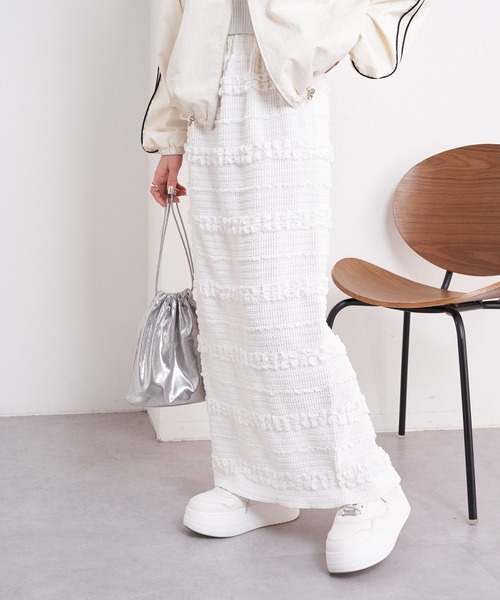 Chico(チコ)の「【3way】レースマルチWAYカットスカート(スカート・レディース・ブルー/アイボリー/ブラック/ホワイト・FREE)」の11枚目の写真