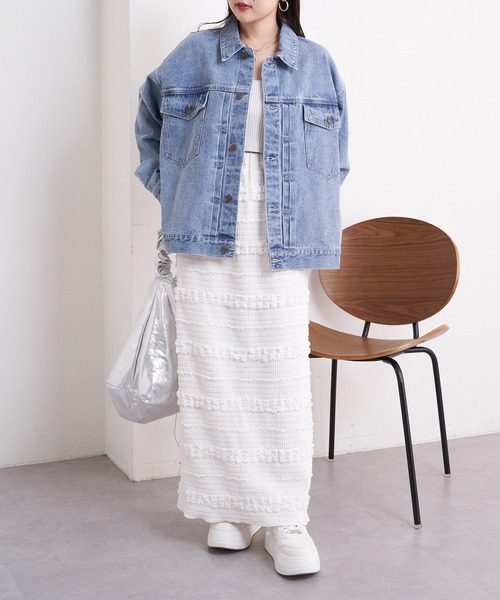 Chico(チコ)の「【3way】レースマルチWAYカットスカート(スカート・レディース・ブルー/アイボリー/ブラック/ホワイト・FREE)」の12枚目の写真