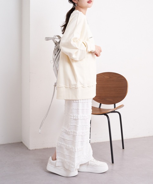 Chico(チコ)の「【3way】レースマルチWAYカットスカート(スカート・レディース・ブルー/アイボリー/ブラック/ホワイト・FREE)」の17枚目の写真