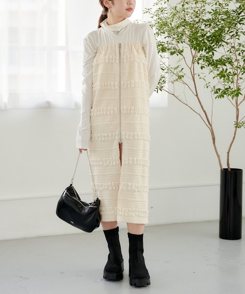 Chico(チコ)の「【3way】レースマルチWAYカットスカート(スカート・レディース・ブルー/アイボリー/ブラック/ホワイト・FREE)」の20枚目の写真