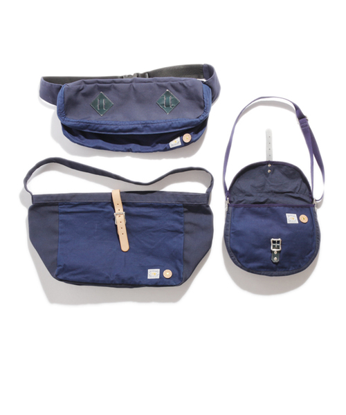 Denime(ドゥニーム)の「NOMAD×Denime NEWS PAPER BAG/ノマド×ドゥニーム ニュースペーパーバッグ(メッセンジャーバッグ・メンズ・ネイビー・FREE)」の10枚目の写真