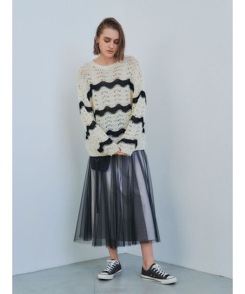 【セール】3wayレイヤードポケットデザインスカート（スカート）｜Editt by YECCA VECCA（エディットバイイェッカヴェッカ）