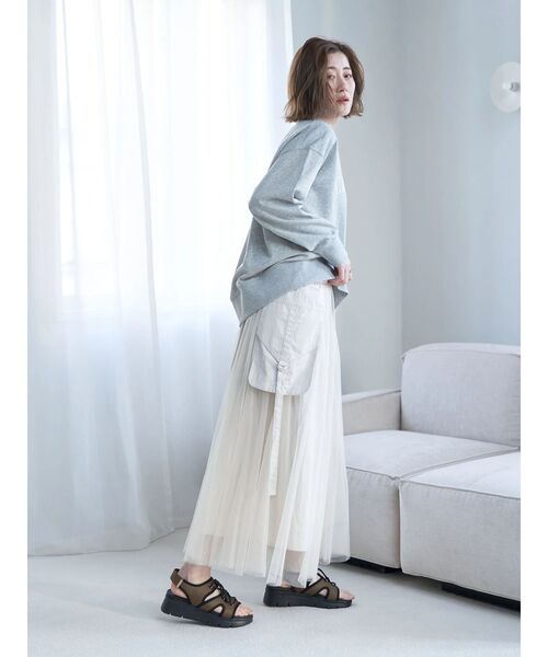 【セール】3wayレイヤードポケットデザインスカート（スカート）｜Editt by YECCA VECCA（エディットバイイェッカヴェッカ）