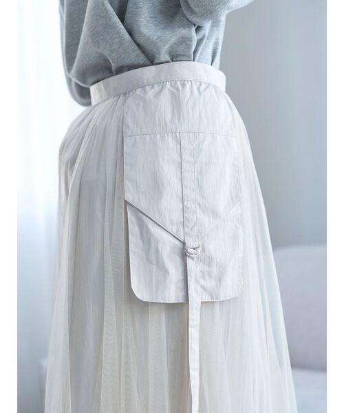 【セール】3wayレイヤードポケットデザインスカート（スカート）｜Editt by YECCA VECCA（エディットバイイェッカヴェッカ）