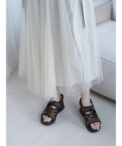 【セール】3wayレイヤードポケットデザインスカート（スカート）｜Editt by YECCA VECCA（エディットバイイェッカヴェッカ）