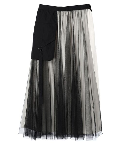 【セール】3wayレイヤードポケットデザインスカート（スカート）｜Editt by YECCA VECCA（エディットバイイェッカヴェッカ）