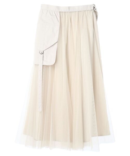 【セール】3wayレイヤードポケットデザインスカート（スカート）｜Editt by YECCA VECCA（エディットバイイェッカヴェッカ）