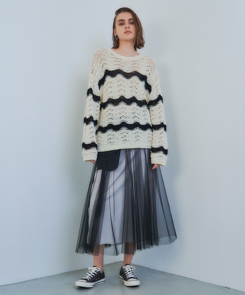 【セール】3wayレイヤードポケットデザインスカート（スカート）｜Editt by YECCA VECCA（エディットバイイェッカヴェッカ）