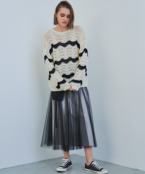 【セール】3wayレイヤードポケットデザインスカート（スカート）｜Editt by YECCA VECCA（エディットバイイェッカヴェッカ）