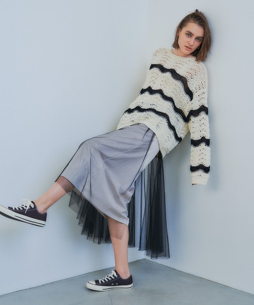 【セール】3wayレイヤードポケットデザインスカート（スカート）｜Editt by YECCA VECCA（エディットバイイェッカヴェッカ）