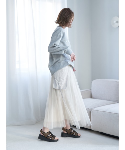 【セール】3wayレイヤードポケットデザインスカート（スカート）｜Editt by YECCA VECCA（エディットバイイェッカヴェッカ）