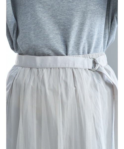 【セール】3wayレイヤードポケットデザインスカート（スカート）｜Editt by YECCA VECCA（エディットバイイェッカヴェッカ）