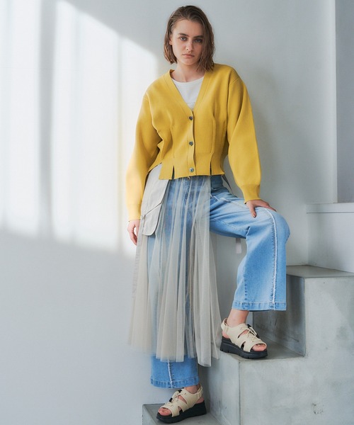 【セール】3wayレイヤードポケットデザインスカート（スカート）｜Editt by YECCA VECCA（エディットバイイェッカヴェッカ）