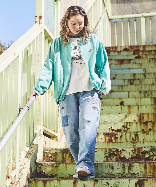 CUBE SUGAR（キューブシュガー）の「OE天竺カットソービジュー付ロゴプリントTシャツ（Tシャツ/カットソー・レディース・オレンジ/ネイビー/ホワイト/マルチ・M）」の16枚目の写真