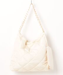 KOBE LETTUCE | ポーチ付き キルティングトートバッグ(トートバッグ)