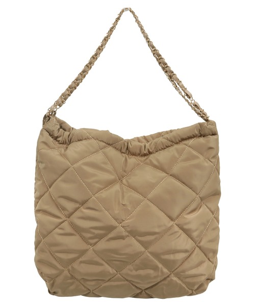 KOBE LETTUCE（コウベレタス）の「ポーチ付き キルティングトートバッグ（トートバッグ・レディース・ブラック/ベージュ/オフホワイト・FREE）」の12枚目の写真