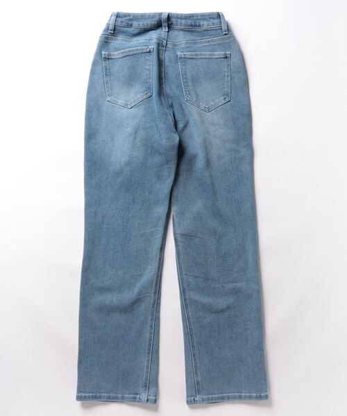 coca（coca）（コカ）の「サイドマチストレッチストレートデニム【しゃがめるデニム】（デニムパンツ・レディース・ブルー系その他・L/M/S）」の6枚目の写真