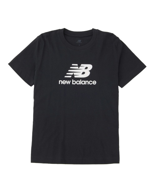 NEW BALANCE（ニューバランス）の「Sport Essentials Stacked Logo ショートスリーブTシャツ（Tシャツ/カットソー・レディース・ブラック/アイボリー/カーキ/ライトブルー/ライトピンク・SMALL/MEDIUM/LARGE/X-LARGE）」の8枚目の写真