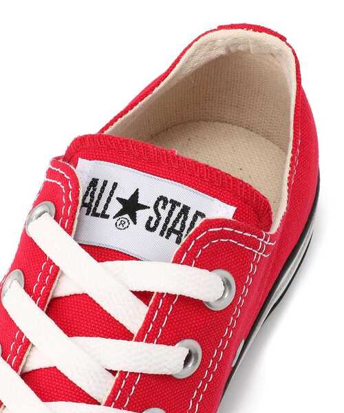 CONVERSE（コンバース）の「CONVERSE（コンバース）CANVAS ALL STAR OX/キャンバス オールスター/3216032（スニーカー・レディース・ホワイト/レッド・40/50/65）」の9枚目の写真