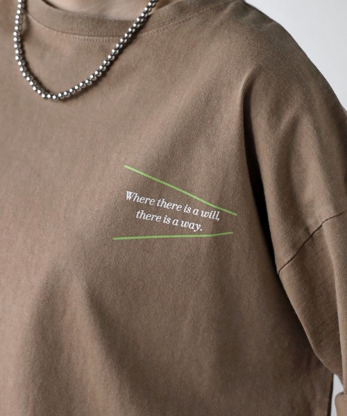 COMMRE(コムル)の「パウダーブリーチフォトルーズTシャツ(Tシャツ/カットソー・レディース・ピンク/ベージュ/チャコールグレー・FREE)」の22枚目の写真