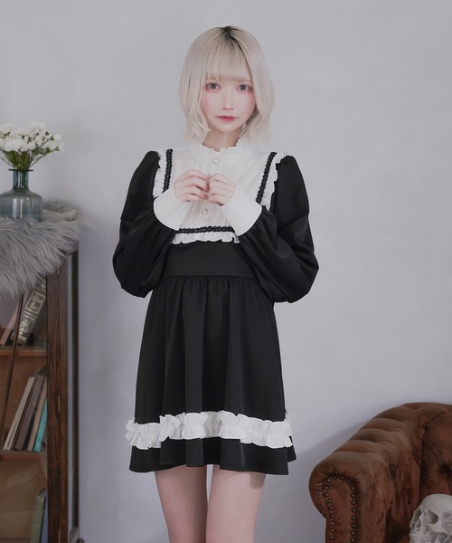 Pal elfy（パルエルフィー）の「メイドフリルワンピース（ワンピース