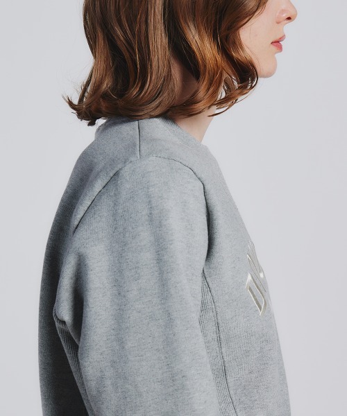 DOUBLE STANDARD CLOTHING(ダブルスタンダードクロージング)の「クルーネックショートプルオーバー(WEB限定)(Tシャツ/カットソー・レディース・ネイビー/グレー・FREE)」の6枚目の写真