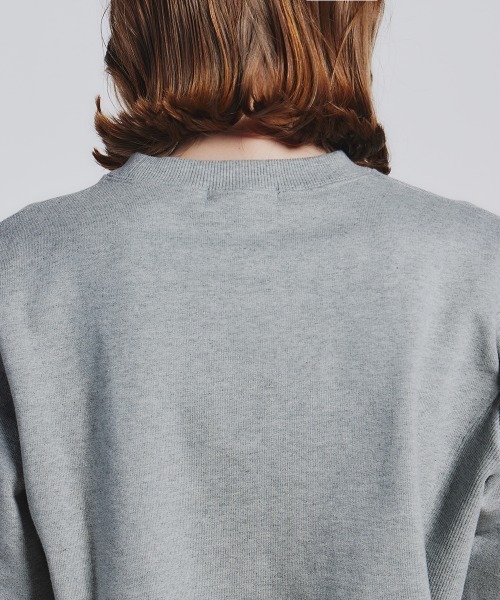 DOUBLE STANDARD CLOTHING(ダブルスタンダードクロージング)の「クルーネックショートプルオーバー(WEB限定)(Tシャツ/カットソー・レディース・ネイビー/グレー・FREE)」の7枚目の写真