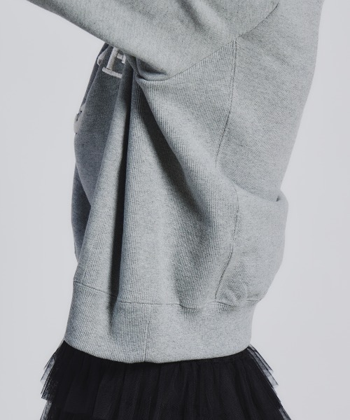 DOUBLE STANDARD CLOTHING(ダブルスタンダードクロージング)の「クルーネックショートプルオーバー(WEB限定)(Tシャツ/カットソー・レディース・ネイビー/グレー・FREE)」の9枚目の写真