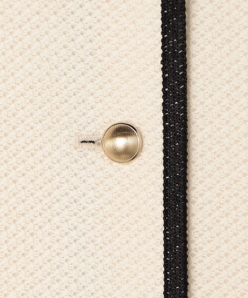 NOLLEY'S ウォッシャブルパイピングジャケット セール】ウォッシャブルギマメッシュパイピングジャケット（ノー