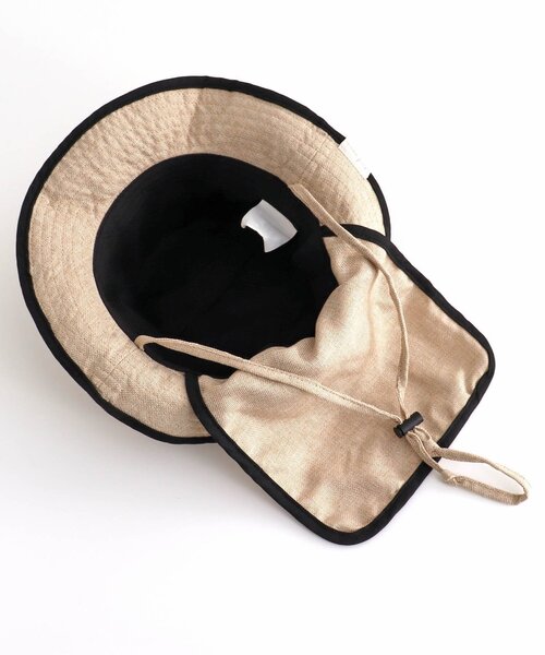 apres les cours（アプレレクール）の「バラエティアウトドアハット（ハット・キッズ・サーモンピンク/ベージュ/ライトグレー/ブラック・48/50/52/54/56）」の8枚目の写真