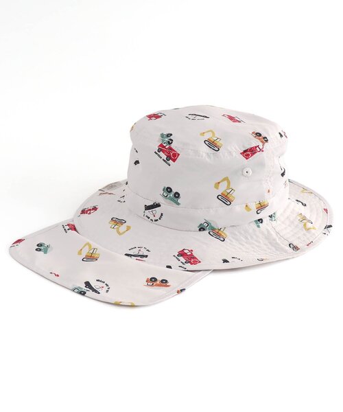 apres les cours（アプレレクール）の「バラエティアウトドアハット（ハット・キッズ・サーモンピンク/ベージュ/ライトグレー/ブラック・48/50/52/54/56）」の18枚目の写真