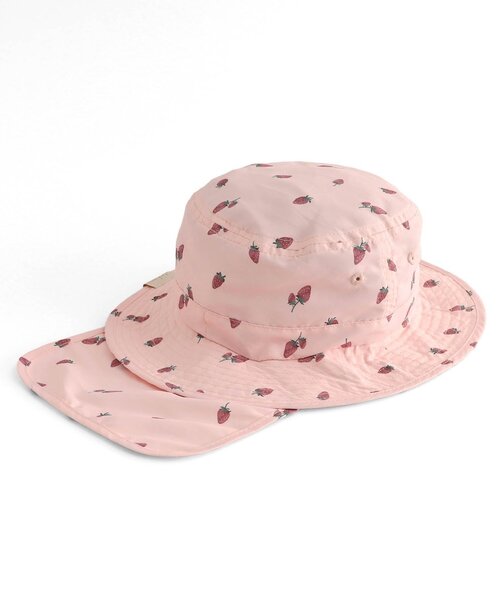 apres les cours（アプレレクール）の「バラエティアウトドアハット（ハット・キッズ・サーモンピンク/ベージュ/ライトグレー/ブラック・48/50/52/54/56）」の19枚目の写真