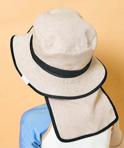 apres les cours（アプレレクール）の「バラエティアウトドアハット（ハット・キッズ・サーモンピンク/ベージュ/ライトグレー/ブラック・48/50/52/54/56）」の20枚目の写真