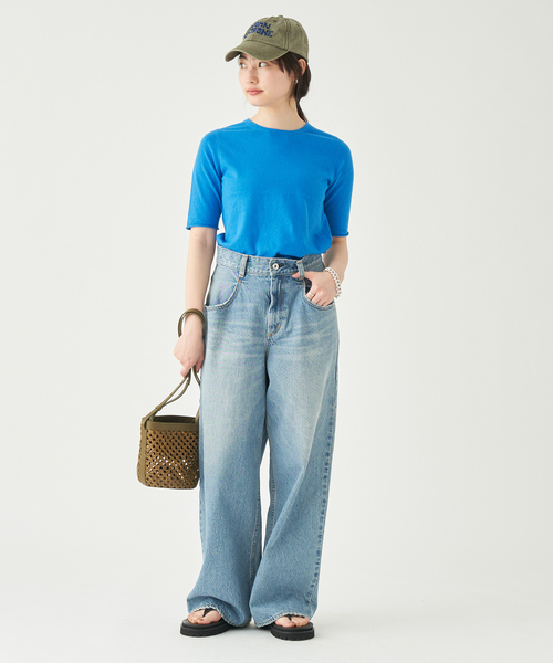 plage（プラージュ）の「Plain Knit T（ニット/セーター・レディース・ブラック/ベージュ/ブルー系その他・FREE）」の5枚目の写真