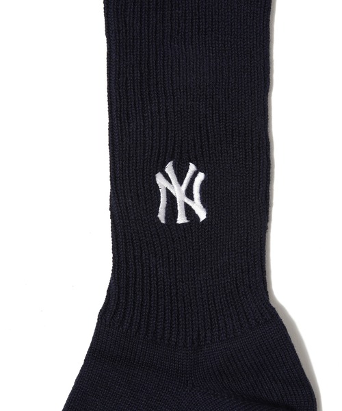 AMERICAN RAG CIE（アメリカンラグシー）の「MLB×ROSTER SOX MLB RIB SOCKS（ソックス/靴下・メンズ・ネイビー/ホワイト・25-27/23-25）」の6枚目の写真