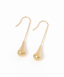 ステンレスロングしずくピアス / 106808