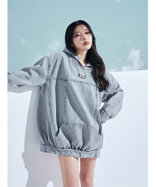 ダーリッチ パーカー コンビニ、ATM支払い❌ ダーリッチ Darich アップリケddロゴパーカー - メルカリ