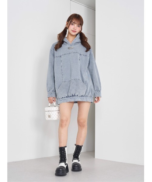 ダーリッチ　Darich DDロゴデニムフーディー DDロゴデニムフーディー（パーカー）｜Darich（ダーリッチ）の