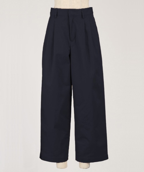 【セール】チノ2タックワイドストレートパンツ（チノパンツ）｜Auntie Rosa Holiday（アンティローザホリデー）