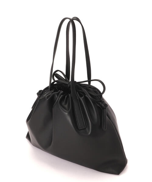 FREE'S MART(フリーズマート)の「◆テープ巾着バッグ(ハンドバッグ・レディース・ブラック/ベージュ・フリ-)」の10枚目の写真