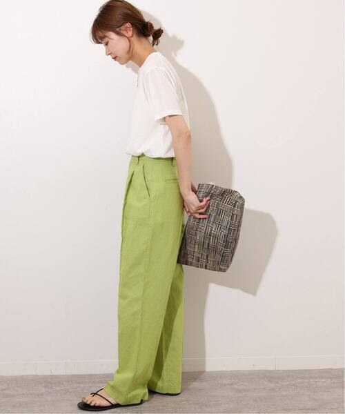 JOURNAL STANDARD relume(ジャーナルスタンダード レリューム)の「《追加》シアー天竺ハーフスリーブ(Tシャツ/カットソー・レディース・サックスブルー/ホワイト/ブラウン/オレンジ・FREE)」の7枚目の写真