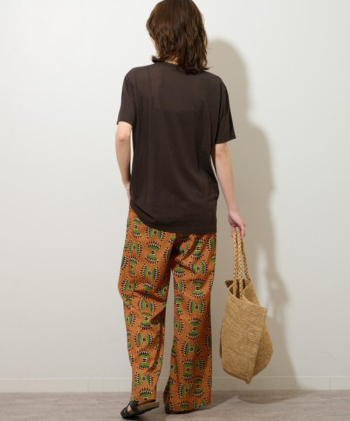 JOURNAL STANDARD relume(ジャーナルスタンダード レリューム)の「《追加》シアー天竺ハーフスリーブ(Tシャツ/カットソー・レディース・サックスブルー/ホワイト/ブラウン/オレンジ・FREE)」の17枚目の写真