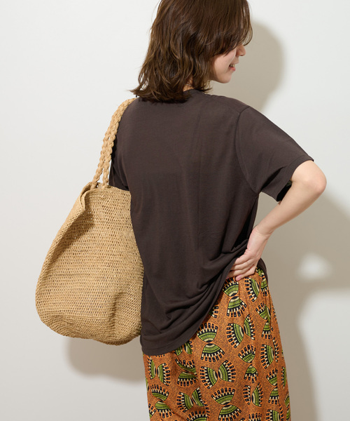 JOURNAL STANDARD relume(ジャーナルスタンダード レリューム)の「《追加》シアー天竺ハーフスリーブ(Tシャツ/カットソー・レディース・サックスブルー/ホワイト/ブラウン/オレンジ・FREE)」の20枚目の写真