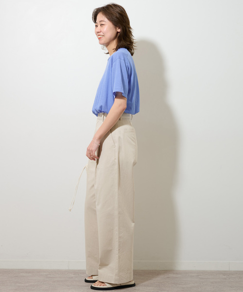 JOURNAL STANDARD relume(ジャーナルスタンダード レリューム)の「《追加》シアー天竺ハーフスリーブ(Tシャツ/カットソー・レディース・サックスブルー/ホワイト/ブラウン/オレンジ・FREE)」の22枚目の写真
