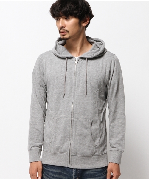 WEGO(ウィゴー)の「WEGO/ZIPパーカー(パーカー・メンズ・ホワイト/杢グレー/ブラック/レッド・MEDIUM/SMALL/LARGE)」の15枚目の写真