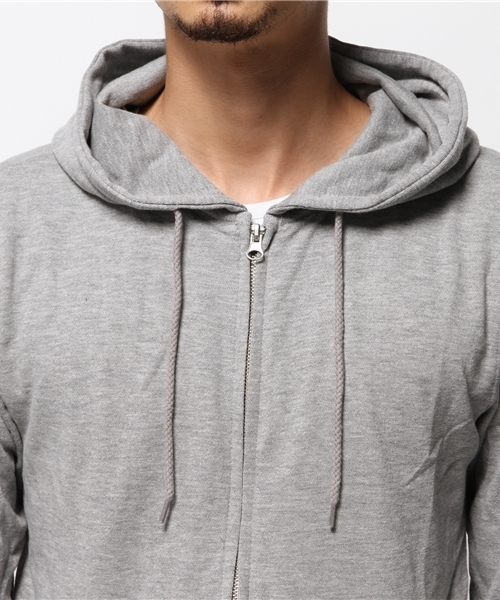 WEGO(ウィゴー)の「WEGO/ZIPパーカー(パーカー・メンズ・ホワイト/杢グレー/ブラック/レッド・MEDIUM/SMALL/LARGE)」の19枚目の写真